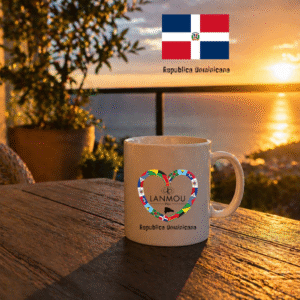 Mug Coeur Lanmou Péyi Republica Dominicana