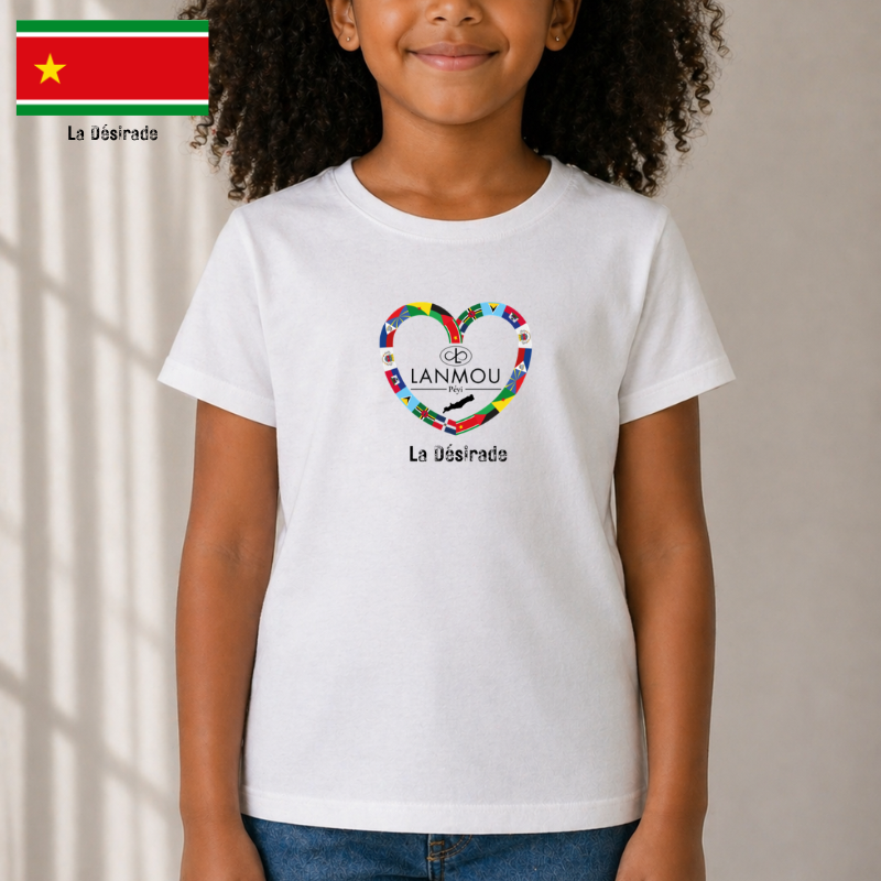 T-shirt enfant Lanmou Péyi La Désirade