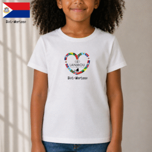 T-shirt enfant Lanmou Péyi Sint Marteen