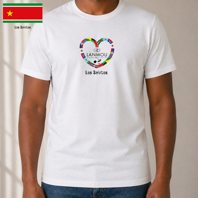T-shirt homme Lanmou Péyi Les Saintes