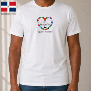 T-shirt homme Lanmou Péyi Rep. Dom.