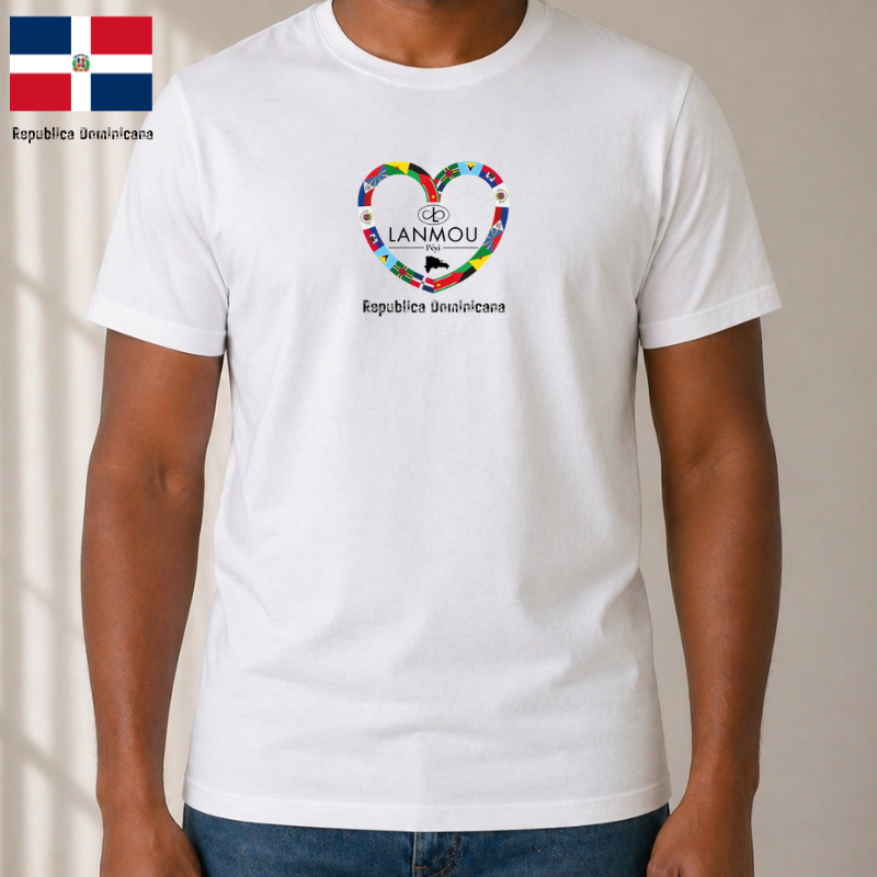 T-shirt homme Lanmou Péyi Rep. Dom.