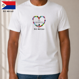 T-shirt homme Lanmou Péyi Sint Marteen