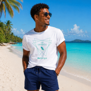 T-shirt homme Lanmou Péyi Koneksyon Martinique